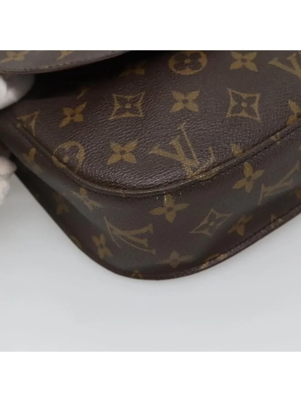 Authentic LOUIS VUITTON Monogram Saint Cloud GM Shoulder Bag M51242 LV